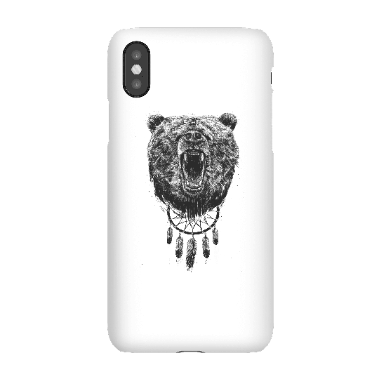 Balazs Solti Dreamcatcher Bear Phone Case for iPhone and Android - iPhone X - Snap Case - Gloss