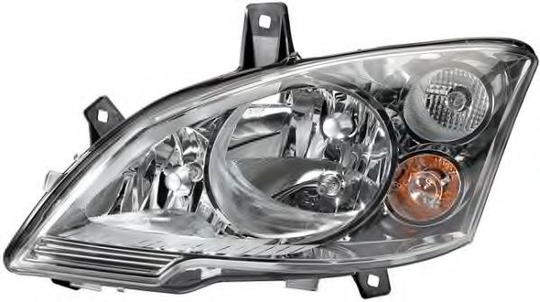 Headlight Halogen 1LG009627-041 by Hella Right