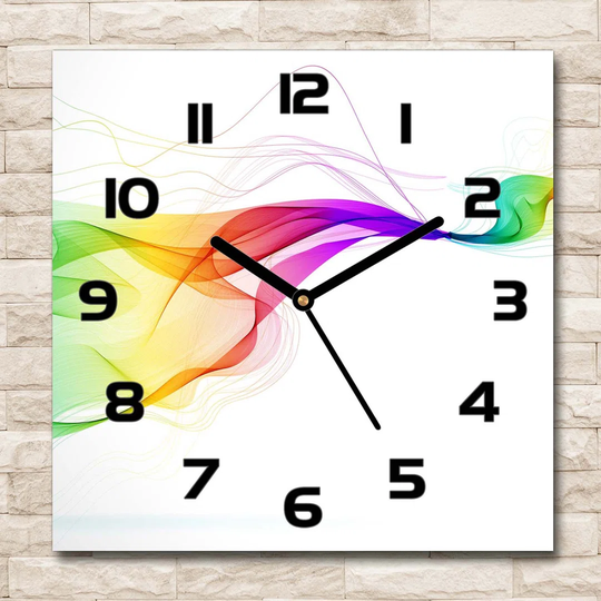 Imir Colorful Abstraction Silent Wall Clock
