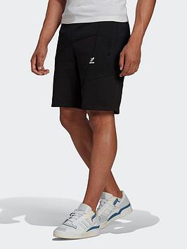 adidas Originals Adicolor Interlock Shorts - Black, Black, Size M, Men