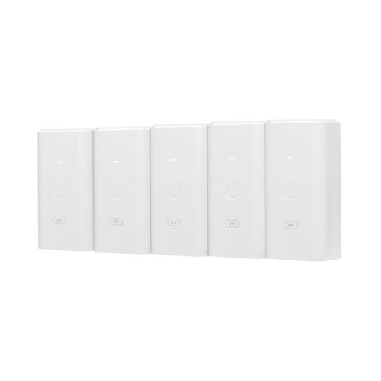 Ubiquiti Networks POE-24-12W-5P PoE Injector. 24VDC. 12W POE-24-12W-5P