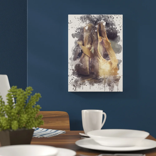 'Ballet Shoes Slipper' Graphic Art Print Poster