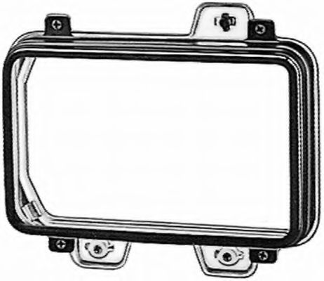 Lighting Carrier frame 1VB005444-037 Left/Right by Hella