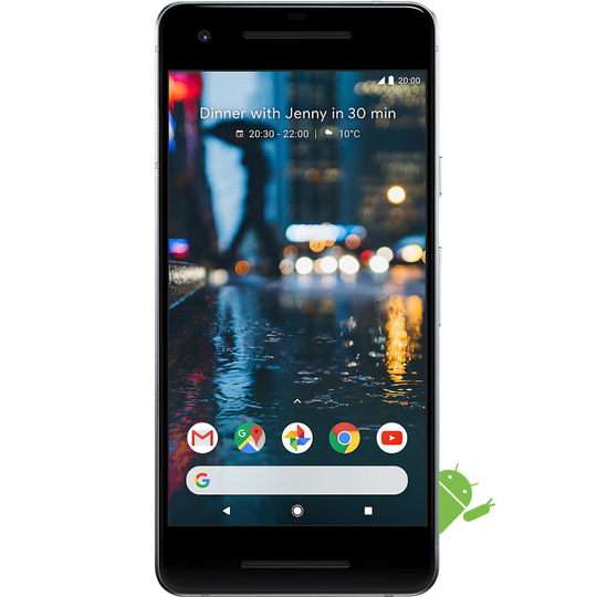 (Unlocked, Clearly White) Google Pixel 2 Single Sim | 64GB | 4GB RAM