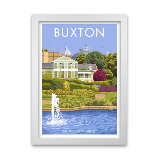 'Derbyshire Buxton' Graphic Art
