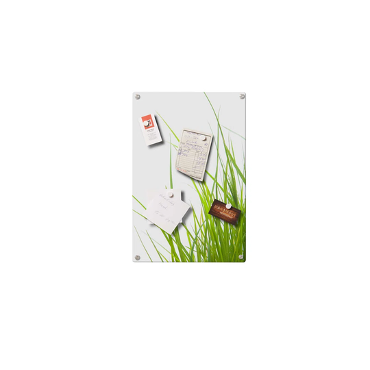 Grasses Magnetic Wall Mounted Photo Memo Board