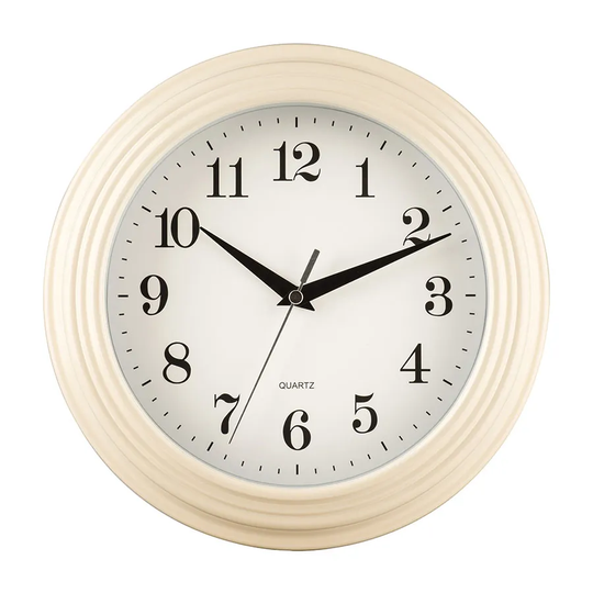 Premier Housewares Cream Wall Clock