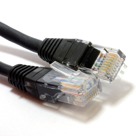 kenable Black Network Ethernet RJ45 Cat5E CCA UTP PATCH 26AWG Cable Lead 3m