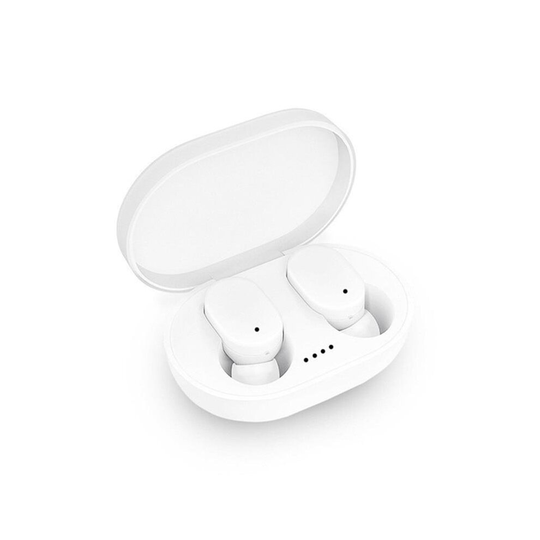 (White A6S) Earphones wireless Bluetooth earphone for iphone xiaomi Xiomi Redmi Huawei Samsung galaxy buds earbuds Microphone mini