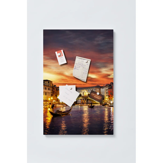 Venice Magnetic Wall Mounted Cork Board