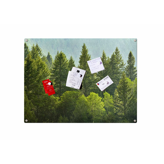 Forest Magnetic Wall Mounted Photo Memo Board