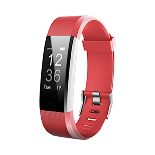 Aquarius AQ125HR Fitness Tracker With Heart Rate Monitor - Red