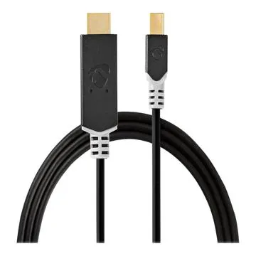 Nedis Videoadapterkabel Mini DisplayPort / HDMI - 2m - Sort