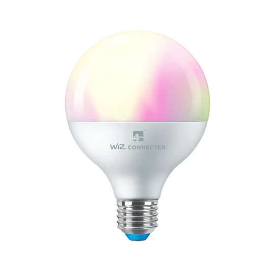 4lite WiZ Connected LED Smart Bulb G95 WiFi & Bluetooth ES (E27) Colour Changing, Tuneable White & Dimmable