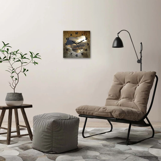 Juden Seaside Cave Silent Wall Clock
