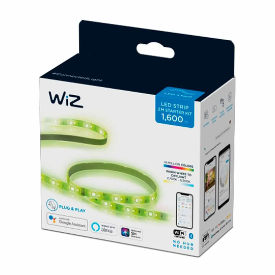 Wiz Wi-fi Led Strip 2M 1600Lm Starter Kit UK