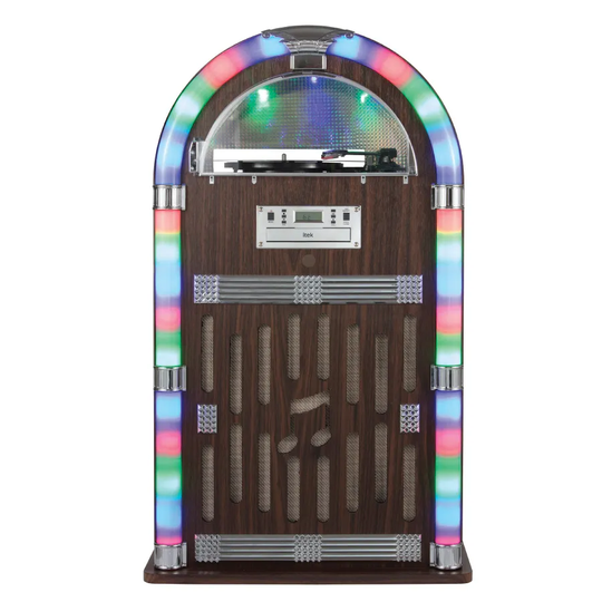Itek Bluetooth Jukebox with CD Player, Radio and Turntable