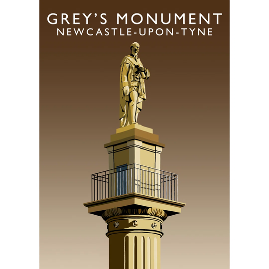 Greys Monument by Richard O'Neil - Graphic Art Print on Paper