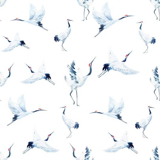 Walllpaper Roll 312X219cm Mural Decoration Wallpaper Material With Print Kitchen Livingroom Bedroom - Utensil Cranes Fairytale