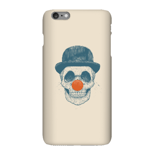 Balazs Solti Red Nosed Skull Phone Case for iPhone and Android - iPhone 6 Plus - Snap Case - Gloss