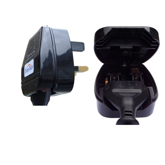 ShaniTech Euro 2 Pin to UK 3 Pin Converter Plug/Adapter