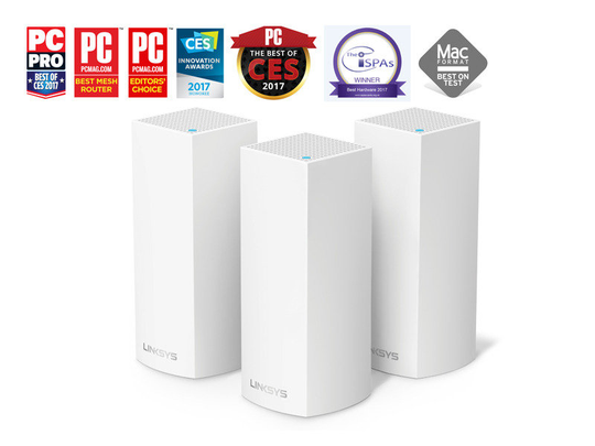 Linksys AC6600 Velop Whole Home Intelligent Mesh Wi-Fi System Tri-Band - 3 PACK