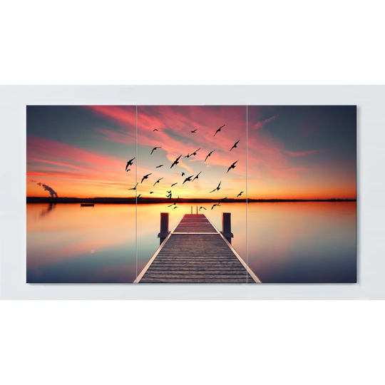 Sea Jetty Magnetic Wall Mounted Cork Board
