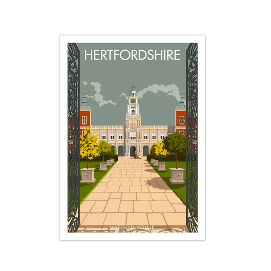 'Hertfordshire' Graphict Art