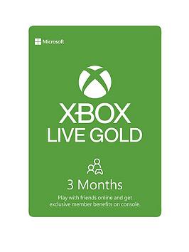 Xbox Live Gold &Ndash; 3-Month Membership - Digital Download