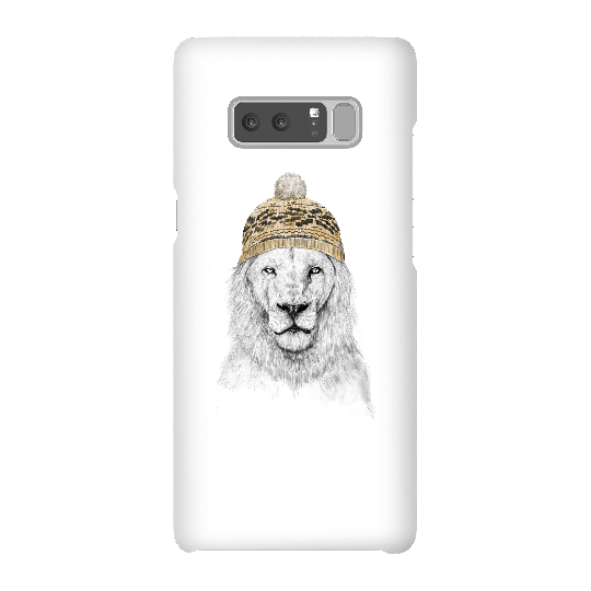 Balazs Solti Lion With Hat Phone Case for iPhone and Android - Samsung Note 8 - Snap Case - Gloss