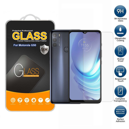 Tempered Glass Screen Protector For Motorola G50