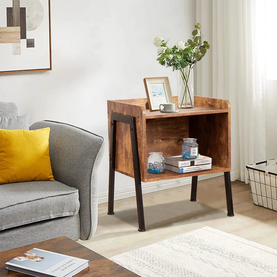Gallitto End Table Built-In Outlets