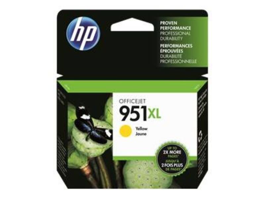 HP 951XL Yellow Original Ink Cartridge - High Yield 1500 Pages - CN048AE