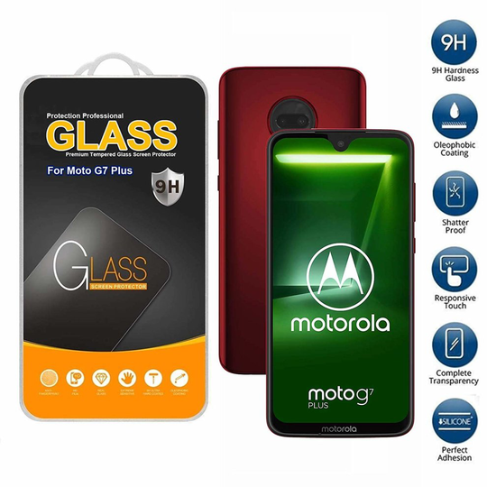 Screen Protector Tempered Glass For Motorola Moto G7 Plus