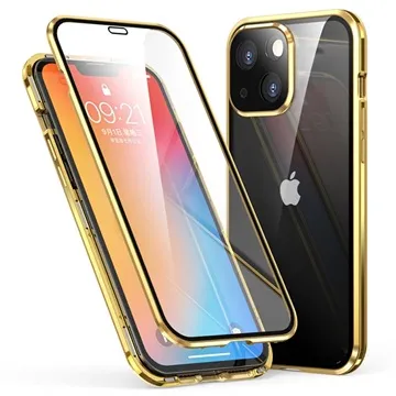 Luphie Magnetic iPhone 13 Mini Case - Gold