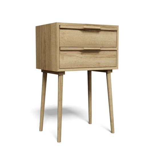 Ambrosia 2 Drawer Bedside Table