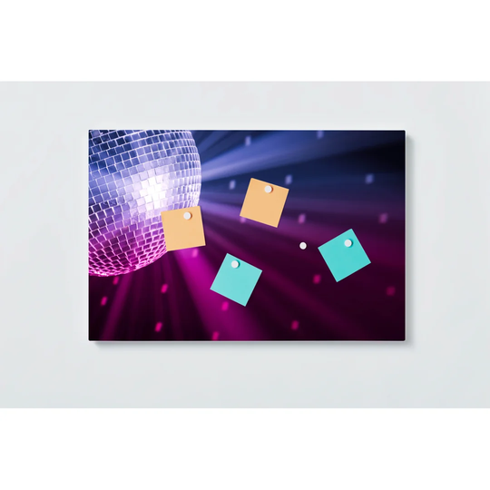 Disco Ball Magnetic Wall Mounted Cork Board