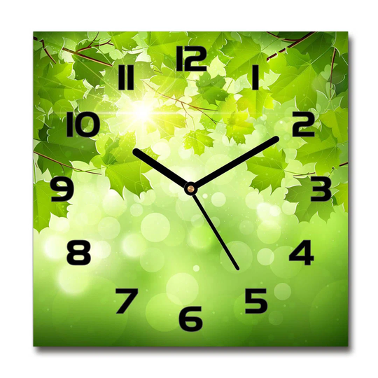 Herle Chestnut Leaves Silent Wall Clock