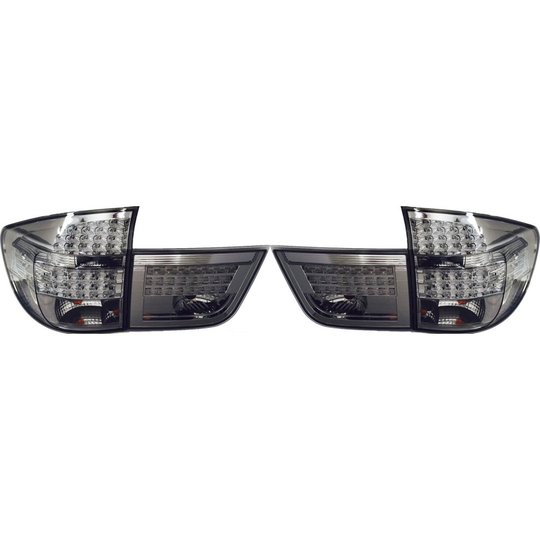 Back Rear Tail Lights Lamps Indicators Set LED Smoked For BMW E70 X5 07-12