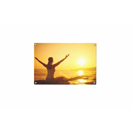 Yoga Magnetic Wall Mounted Photo Memo Board