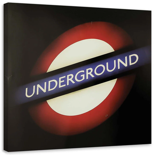 Canvas Print Underground London