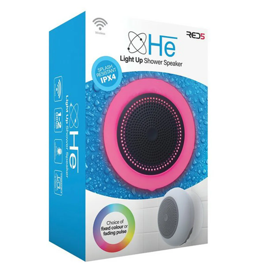 RED5 Light Up Shower Speaker
