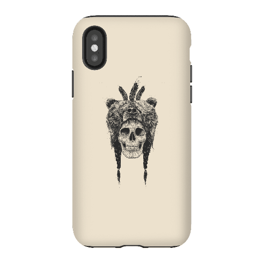 Balazs Solti Bear Head Phone Case for iPhone and Android - iPhone X - Tough Case - Gloss