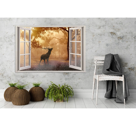 Canvas Print, Orange Animals