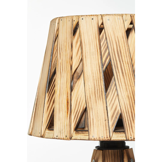 Sion 50Cm Natural Burned Tripod Table Lamp
