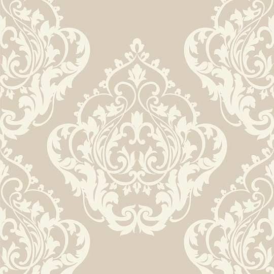Walllpaper Roll 416X254cm Wallpaper Material With Print Kitchen Livingroom Bedroom Mural Decoration - Baroque Royal Brown