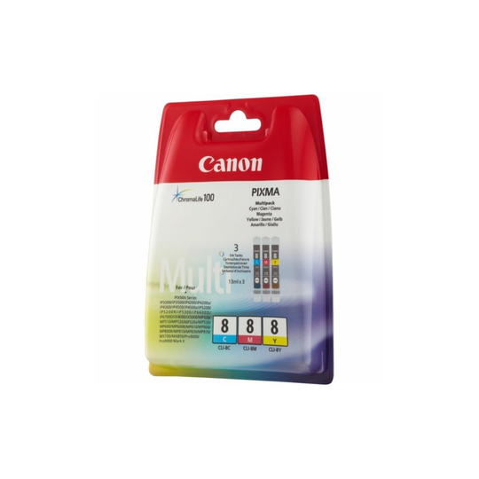 Canon 0621B029 (CLI-8) Ink cartridge multi pack, 3x13ml, Pack qty 3