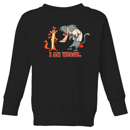 I Am Weasel Characters Kids' Sweatshirt - Black - 3-4 Years - Black