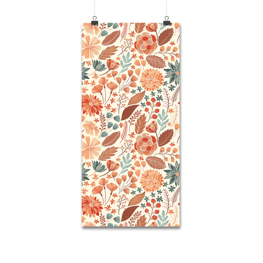 Walllpaper Roll 416X254cm Wallpaper Material With Print Kitchen Livingroom Bedroom Mural Decoration - Bohemian Flowers