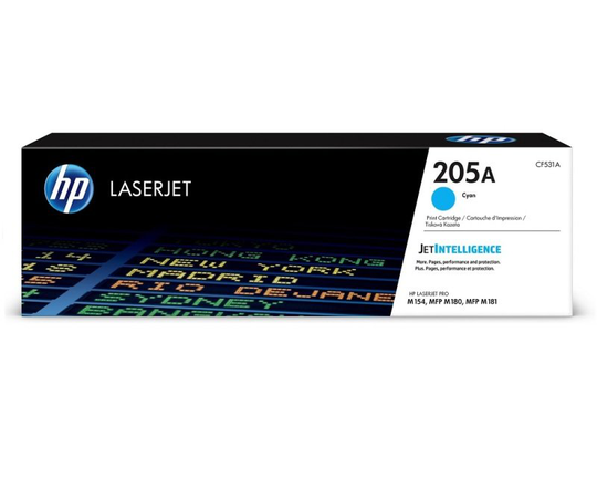 HP 205A Cyan Original LaserJet Toner Cartridge - CF531A